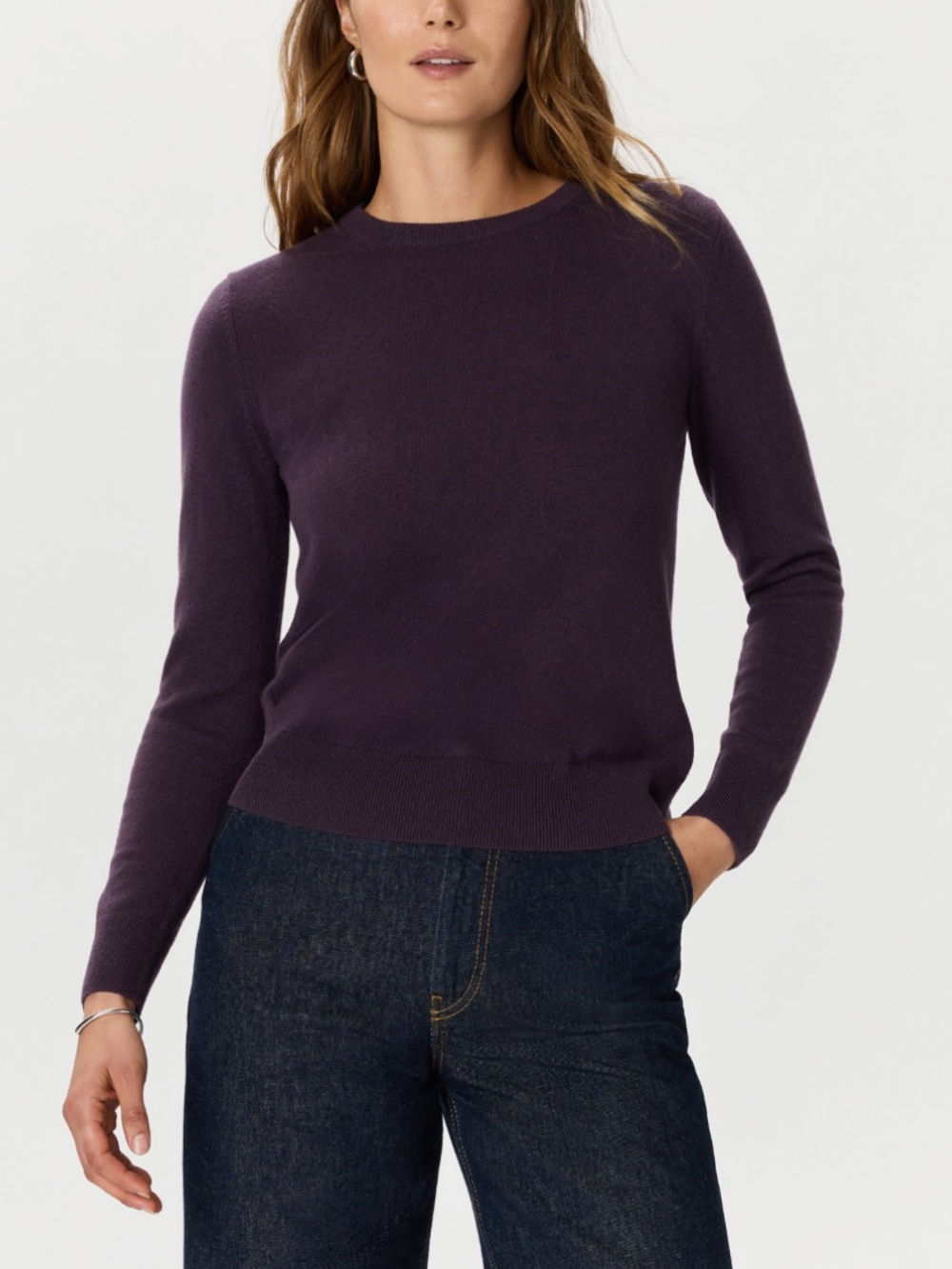 Quince Mongolian Cashmere Crewneck Sweater S